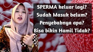 SPERMA KELUAR SETELAH BERHUBUNGAN || MASUK TIDAK, APA PENYEBABNYA