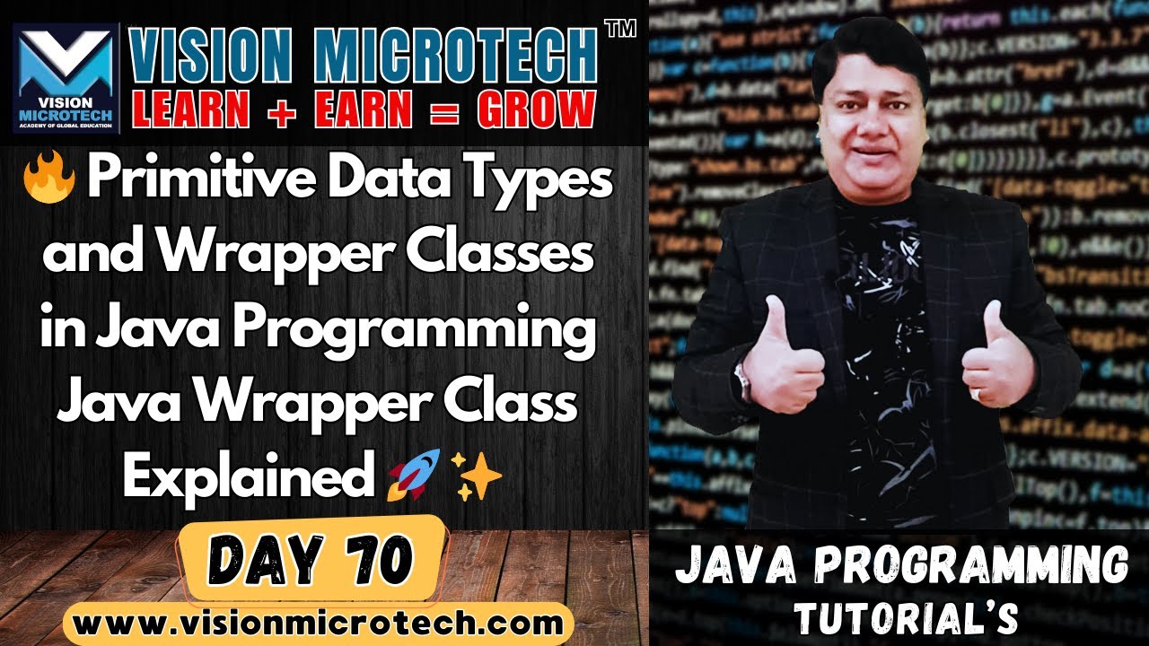 🔥 Primitive Data Types and Wrapper Classes in Java | Java Wrapper Class ...