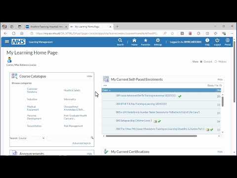 How to Enrol and Play eLearning on ESR