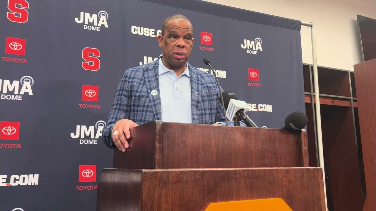 Video: Hubert Davis Post-Syracuse Press Conference