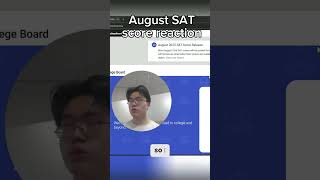 August Sat Score Reaction