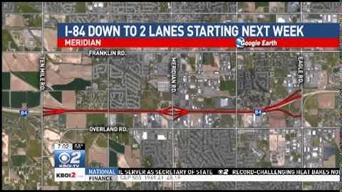 Interstate 84 To Be Squeezed to Two Lanes Until November