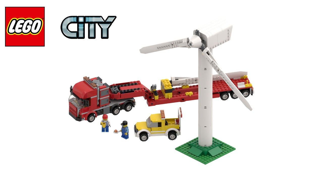 LEGO City 7747 | Wind Turbine Transport | 2009 - YouTube