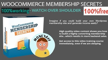 How To Earning From WooCommerce Memberships Tutorial: Create A Membership | Website With Wordpress