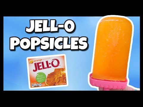 DIY JELL-O Popsicle's