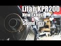 Lifan KPR200 with an Exhaust - Install and Sound test #KPR200 #Lifan