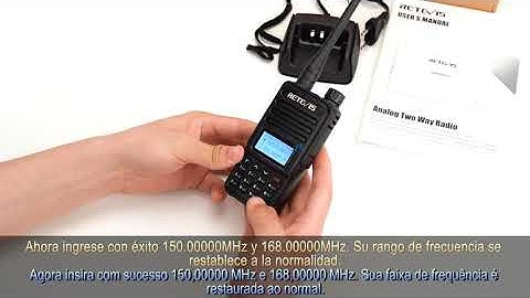 Video 2  RT85 How to Extend Frequency Range?（Subtitled in Spanish + Portuguese）