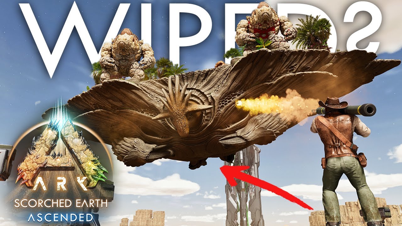 DID THEY WIPE US?!! ARK Official Small Tribes PVP Ascended Scorched ...