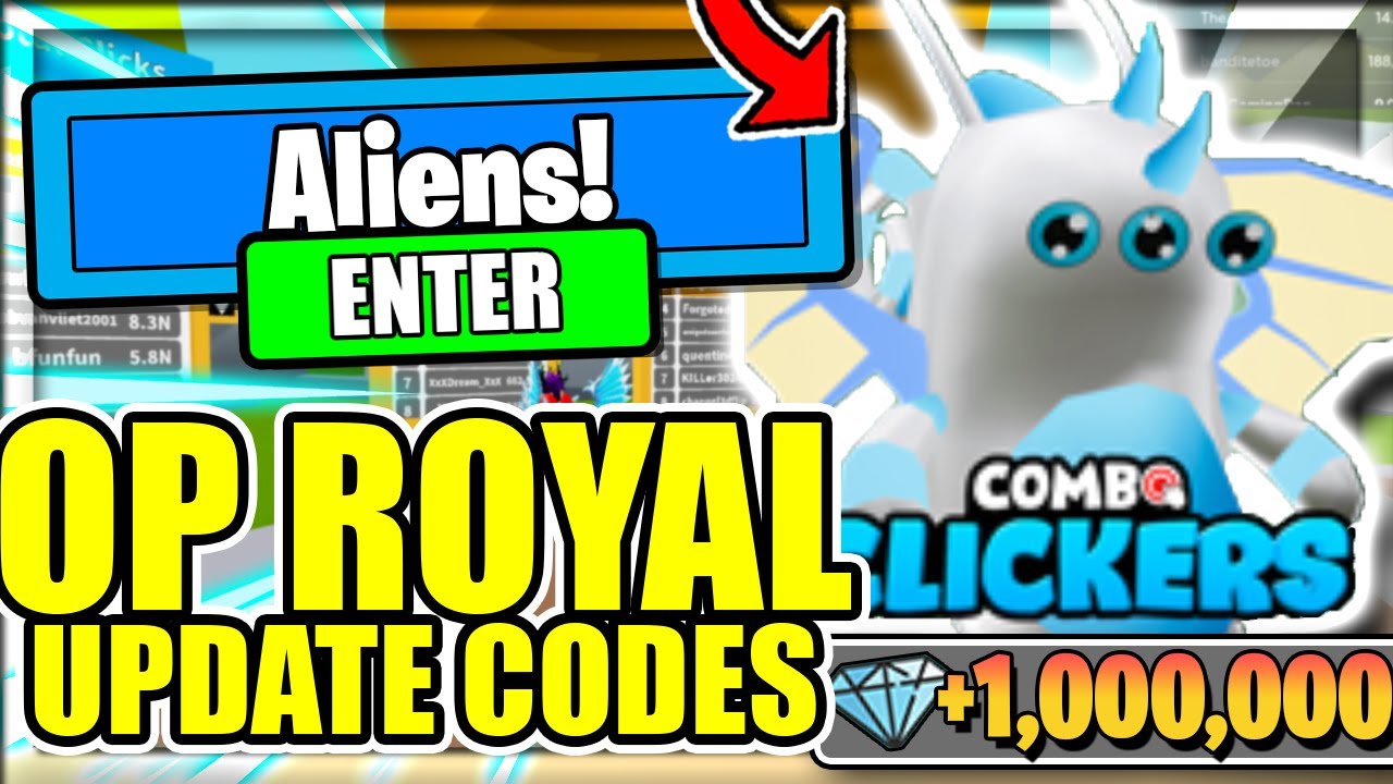All New Secret Op Working Codes Alien Update Roblox Combo Clickers Youtube - roblox clicker world codes