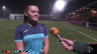 Scottish Cup Reaction  Hattrick Scorer Lisa Forrest  Hc Leanne Ross  Rossvale 010 Gc 7124