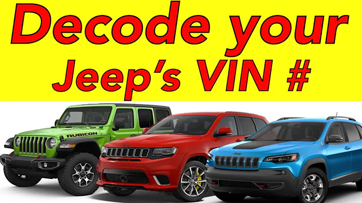 How to Decode your Jeep’s Vin Number. 🤔