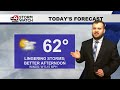 Christian's Morning Forecast: Lingering Storms; Snow on Sunday