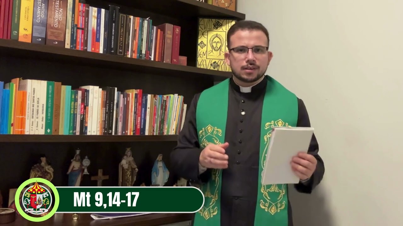 Matheus 9,14-17 Jesus fala do vinho novo e dos odres novos...  | 04 de Julho
