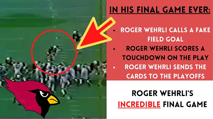 The GREATEST Play of Roger Wehrli's NFL CAREER | G...