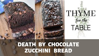 Death by Chocolate Zucchini Bread : THE BEST Chocolate Zucchini Bread