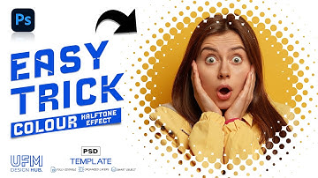 Master the Color Halftone Effect in Photoshop | Easy Step-by-Step Tutorial by UFM Design Hub