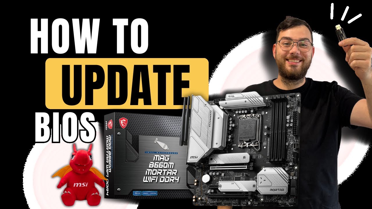 MSI MAG B660M MORTAR WIFI (DDR4) Motherboard BIOS Update (Step by Step ...