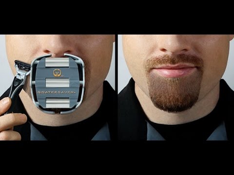Shape The Perfect Goatee With Goateesaver Shaving Template You Goateesaver Shaving Template