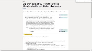 Calculating Duty & Tax - Exports