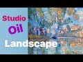 THICK BUTTERY OIL PAINTING SECRETS in the Studio 2020 // Tutorial - How to - Composition / PLEIN AIR