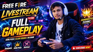 👑 Grandmaster Rank Push Gameplay 🔥 Full Rush &amp; 1 Tap Headshot 😈 | Free Fire BR Gameplay ⚡