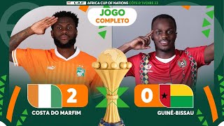 Thumbnail for JOGO COMPLETO: COSTA DO MARFIM X GUINÉ-BISSAU | ABERTURA COPA AFRICANA DE NAÇÕES