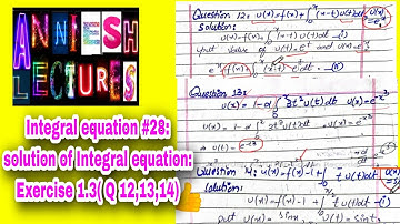 |Integral equation| Solution of Integral equation find unknown|Explain in Urdu/Hindi|