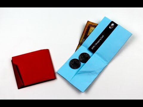 How to make a paper wallet | Origami wallet | Easy origami | how to make an origami wallet
