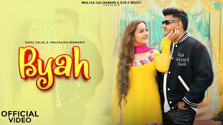 BYAH| ft. Malika Kaliraman & Sahil D | Kelam Siwach | New Haryanvi Songs Haryanavi Resimi