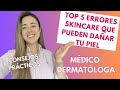 TOP 5 ERRORES SKINCARE QUE PUEDEN DAÑAR TU PIEL | DERMATÓLOGA EXPLICA CÓMO OPTIMIZAR TU RUTINA