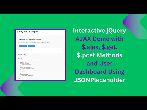 Master jQuery AJAX