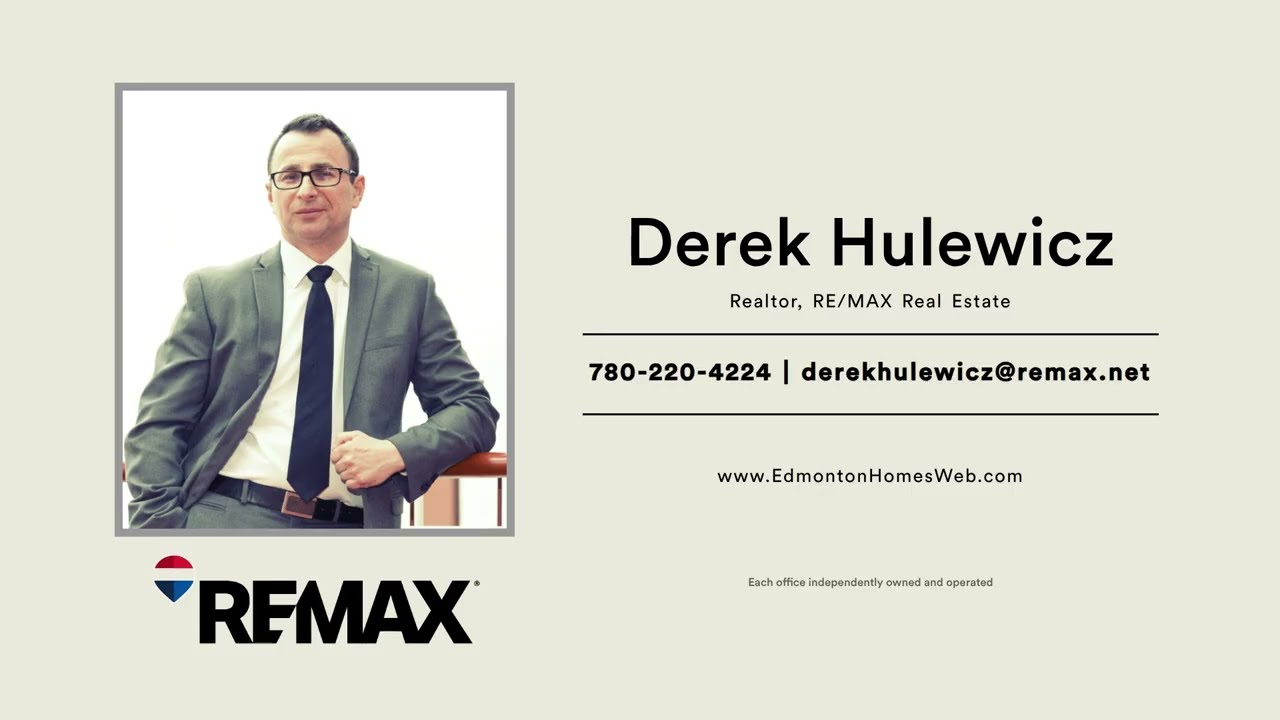 Selling My Edmonton Home, Derek Hulewicz RE/MAX