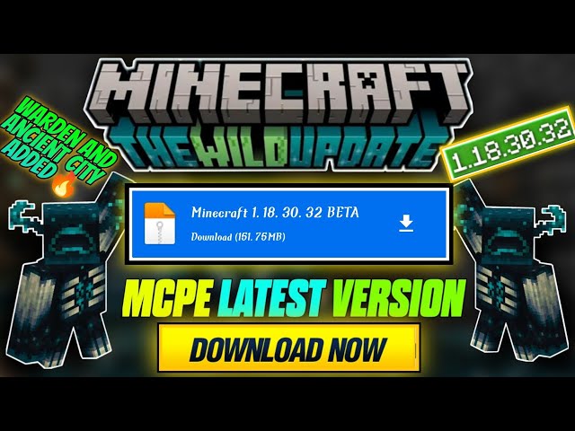 Download Minecraft PE 1.18.30.32 for Android