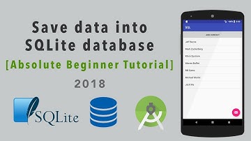 Android SQLite - Beginner Tutorial