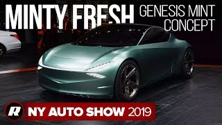 Genesis Mint concept is city-based luxury electric vehicle | New York Auto Show 2019