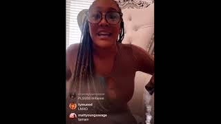 Famous Natalie Clears Sarah😬 + Tells her not to come to the reunion😳| Baddies Atl | Natalie Nunn Ig Live Wealth