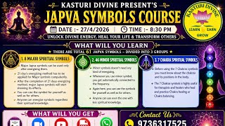 JAPVA SYMBOLS WEBINAR #kasturidivine#symbol#money# health #relationship#job#addiction