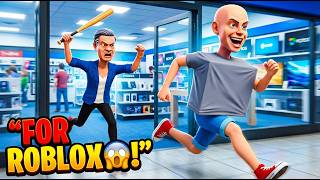 Clic Caillou Hides Ps5 Under Shirt At Gamestop To Play Roblox Ends In Jail Grounded