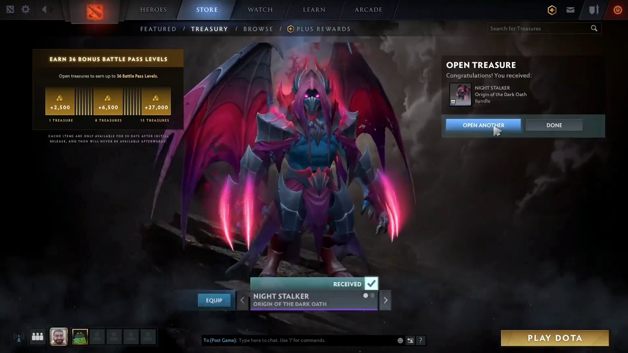 TI 10 COLLECTORS CACHE TREASURE OPENING (MIRANA ULTRA RARE AND PUDGE ...