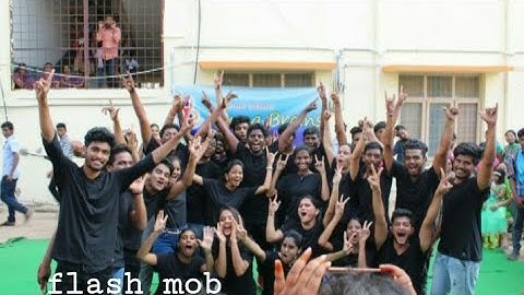 PVPSIT flashmob team performance in balotsav