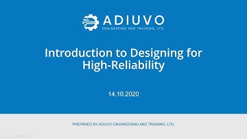 Introduction to Designing for High-Reliability