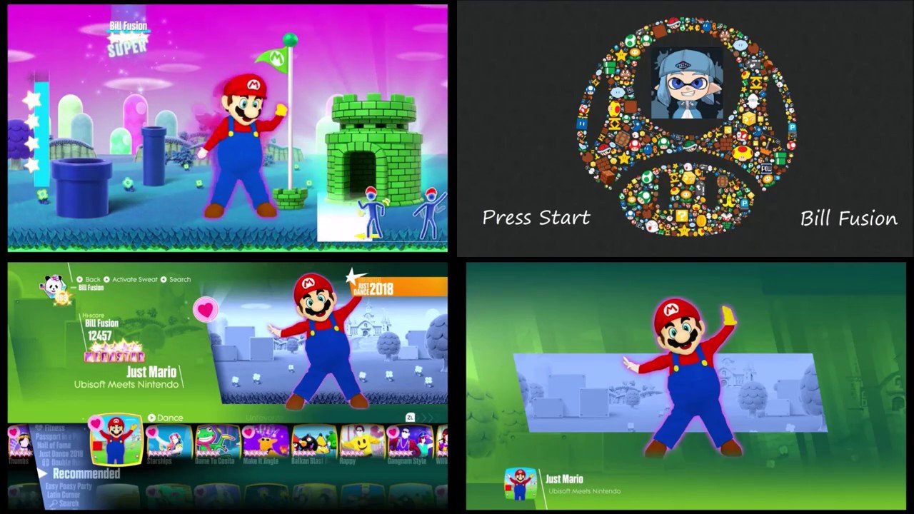 just dance mario 2018