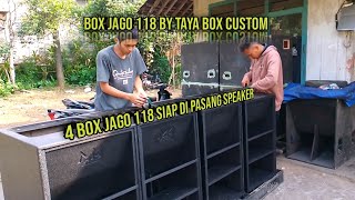 Box Jago 118 Buatan Taya Box Custom Tinggal Pasang Speaker 🔥 Beginilah Prosesnya ‼️