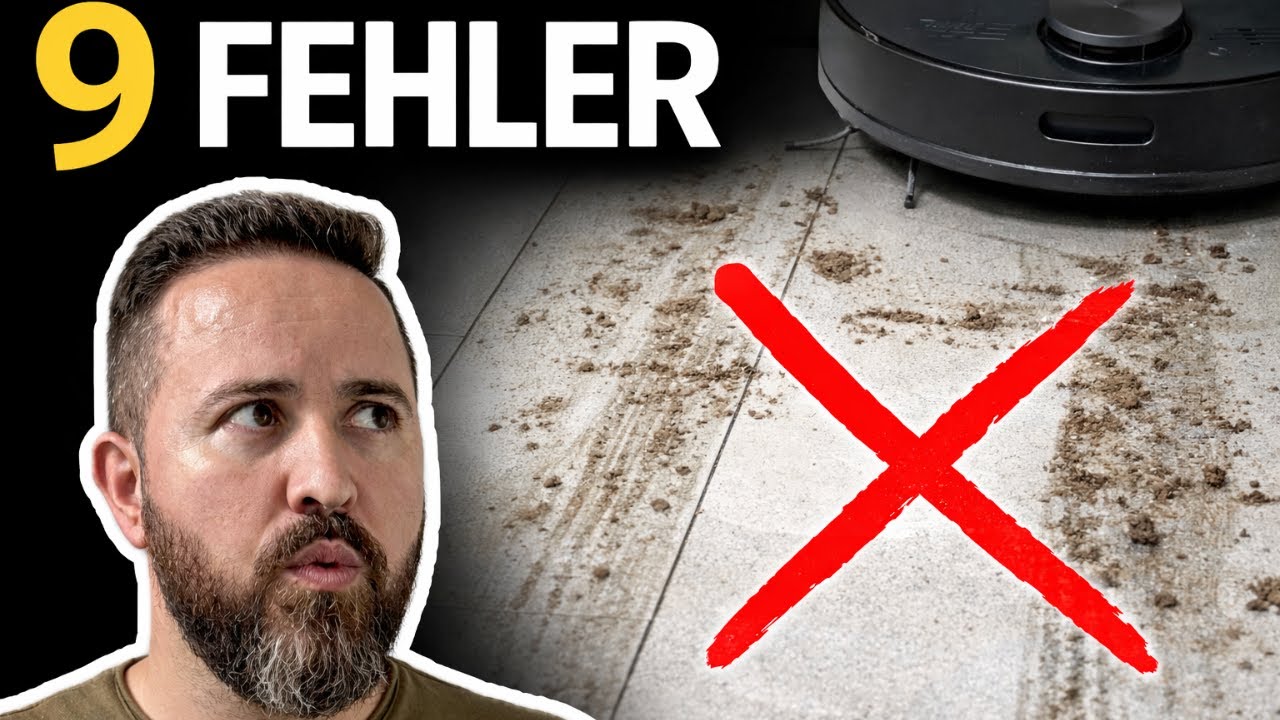 9 fatale Fehler mit Saugrobotern – Fehler #5 macht fast jeder 🚫🤖