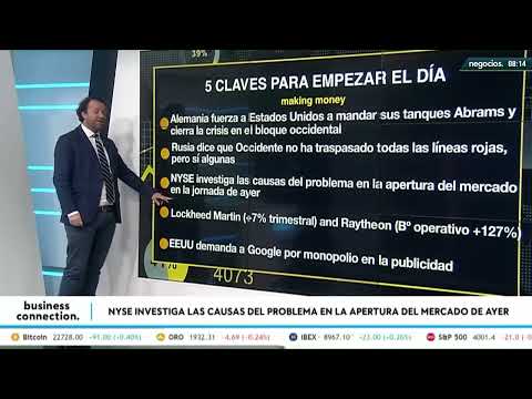 La sacudida del mercado de NY por un error t&eacute;cnico ya se investiga por la bolsa de Nueva York