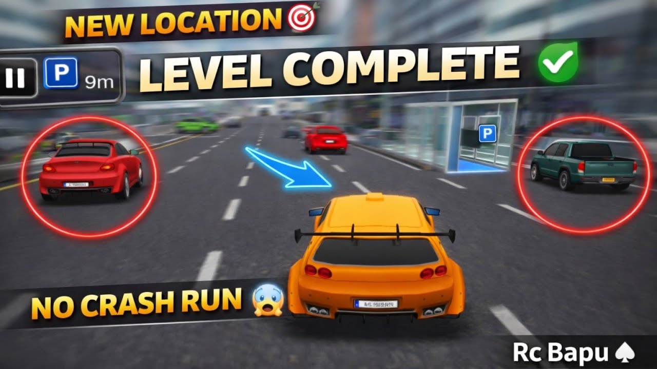 Traffic & Driving Simulator 🚗 | New Location 🎯 | Level Complete ✅ | Rc Bapu ♠️
