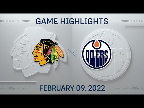 NHL Highlights | Blackhawks vs. Oilers - Feb. 9, 2022