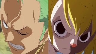 One Piece Episode 753 ワンピース Anime Review Zoro Vs Carrot Attack Of The Mink Tribe Youtube