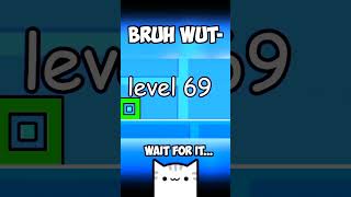Geometry Dash: It Gets HARDER Increasing Difficulty! #shorts
