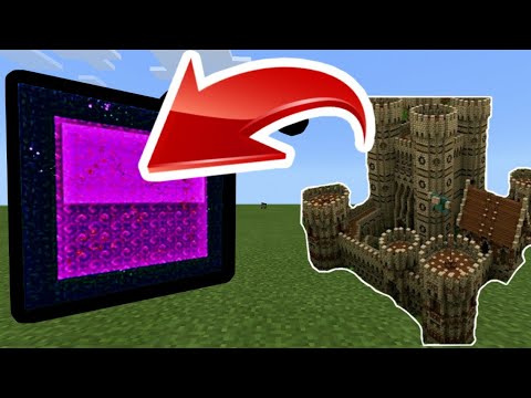 CARA MEMBUAT PORTAL MENUJU KE ISTANA YANG BESAR DI MINECRAFT